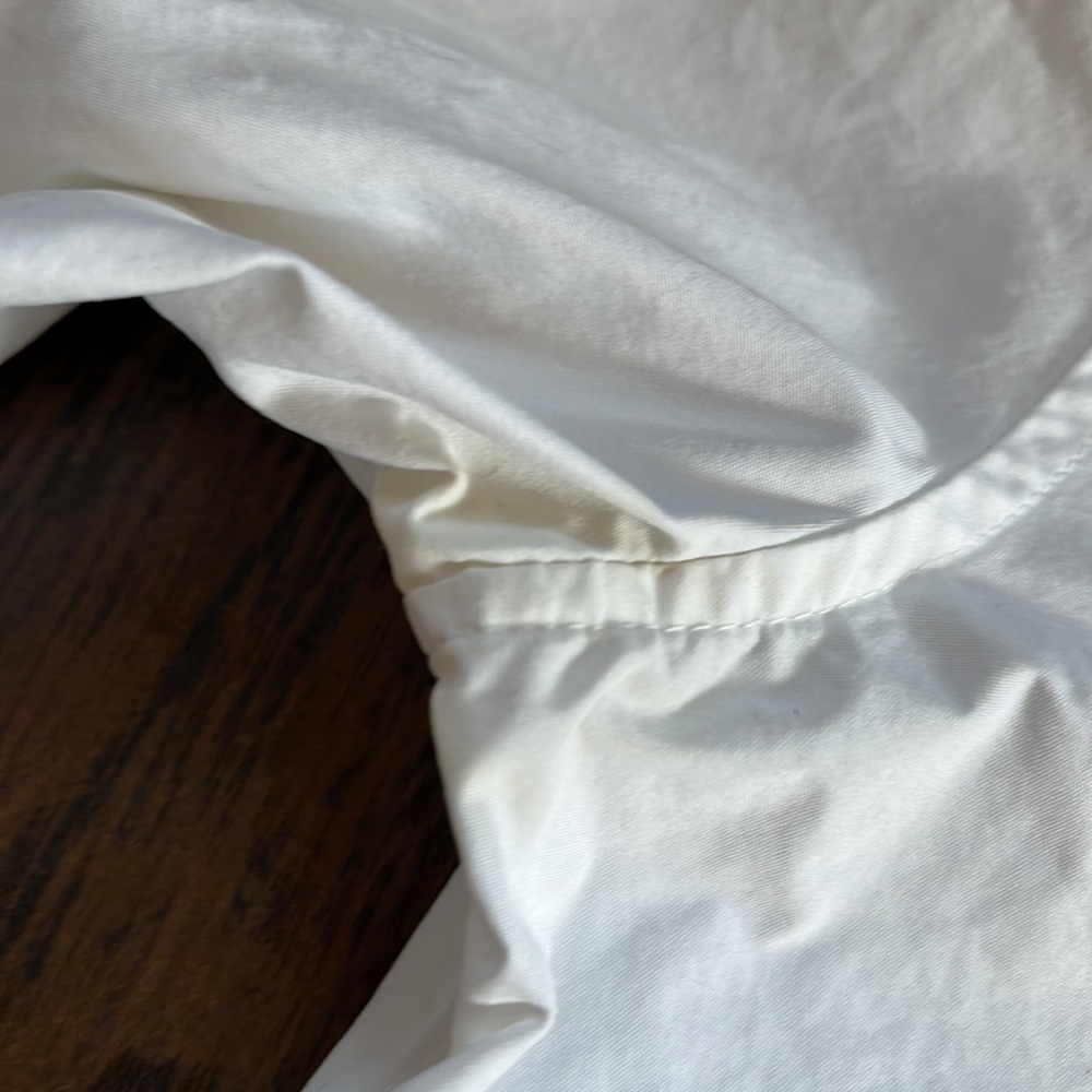 Celine White Button Down Collared Top - image 7